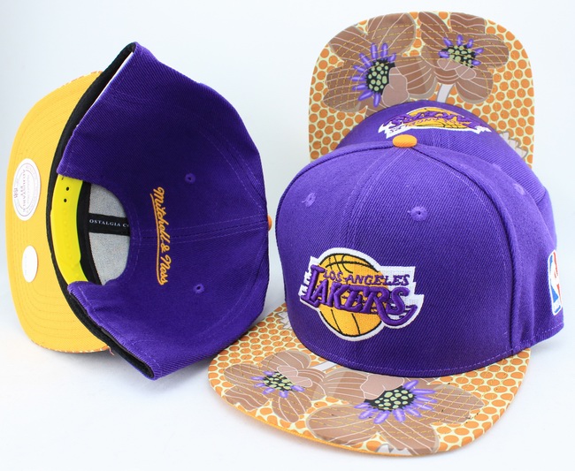 NBA Los Angeles Lakers MN Snapback Hat #42